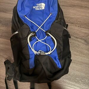 The North Face Men's Backpack in Blue and Black
